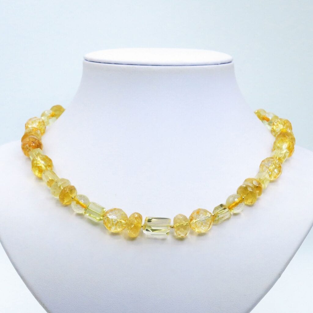 CITRINE GEMSTONE NECKLACE