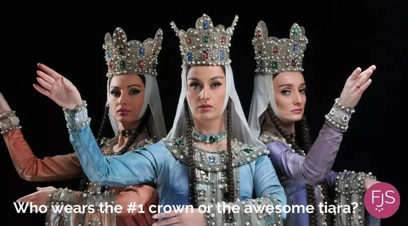 Who wears the #1 crown or the awesome tiara?