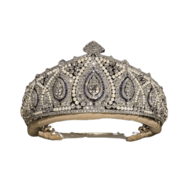 INDIAN_TIARA_DIAMOND_SAPPHIRE_PEARL_CARTIER_BELONGED_TO_PRINCESS_MARIE_LOUISE_EARLY_20TH_CENTURY