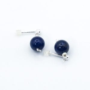 lapis lazuli stud earrings