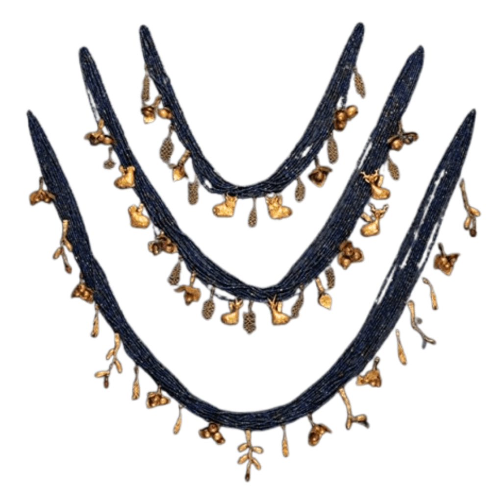 Puabi s diadem gold with lapis lazuli removebg preview