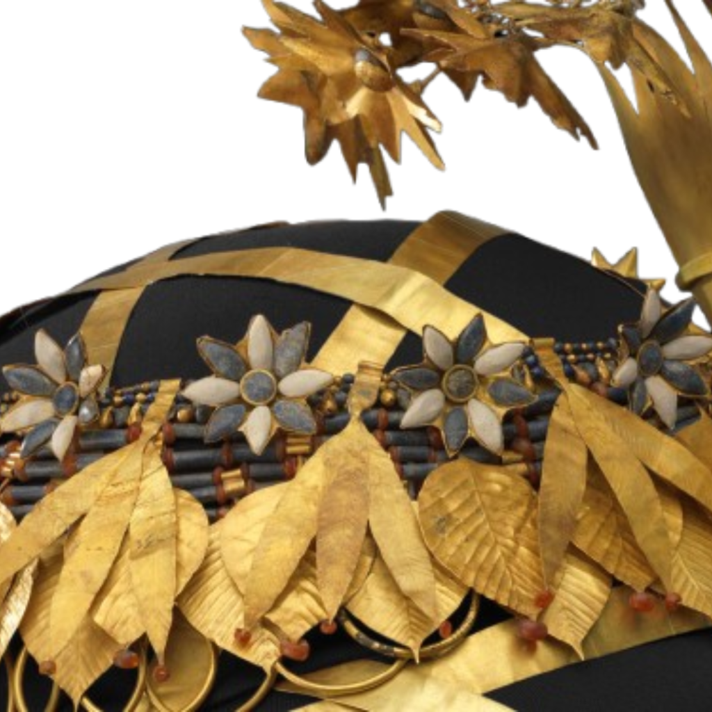 headdress queen puabi removebg preview