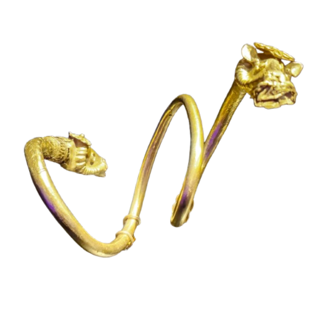 DMA022 DACIA GOLD BRACELET FROM THE HOARD OF BAICENI CUCUTENI 400 300BC