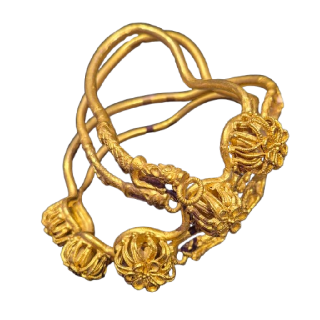 Gold diadem from the hoard of Bunesti-Averesti, 300 BC.