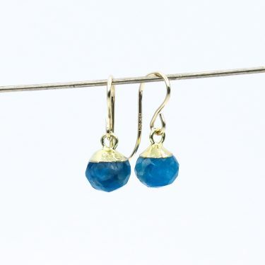 blue apatite earrings