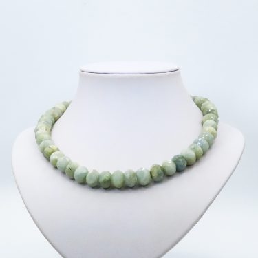 green aquamarine necklace