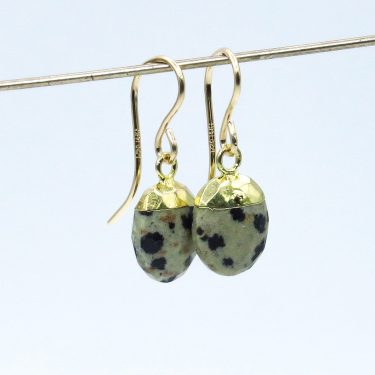 spotted jasper earrings