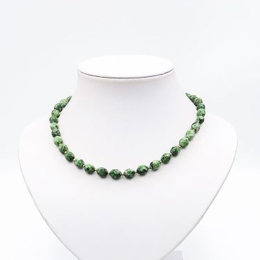 green jade necklace