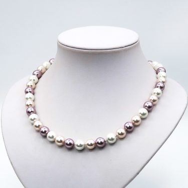 light pink Ohrid pearl necklace