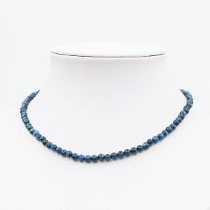 small blue tiger eye necklace