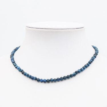 small blue tiger eye necklace