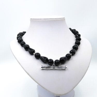 black onyx necklace