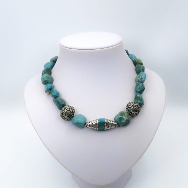 chunky turquoise necklace