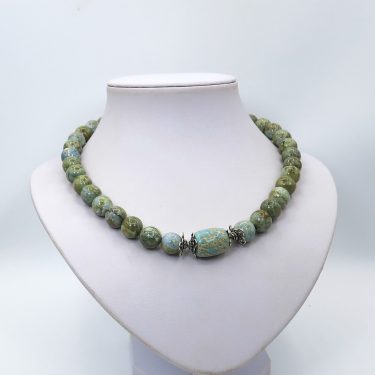 green jasper necklace