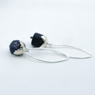 blue sodalite earrings
