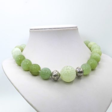 jade statement necklace