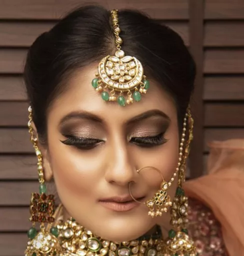 Indian traditional Maang Tikka forhead jewelry