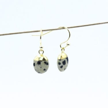 gold jasper earrings