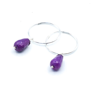 purple amethyst earrings