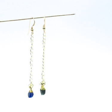 50+ candles let great faceted gemstones shine 3 green blue gold earrings